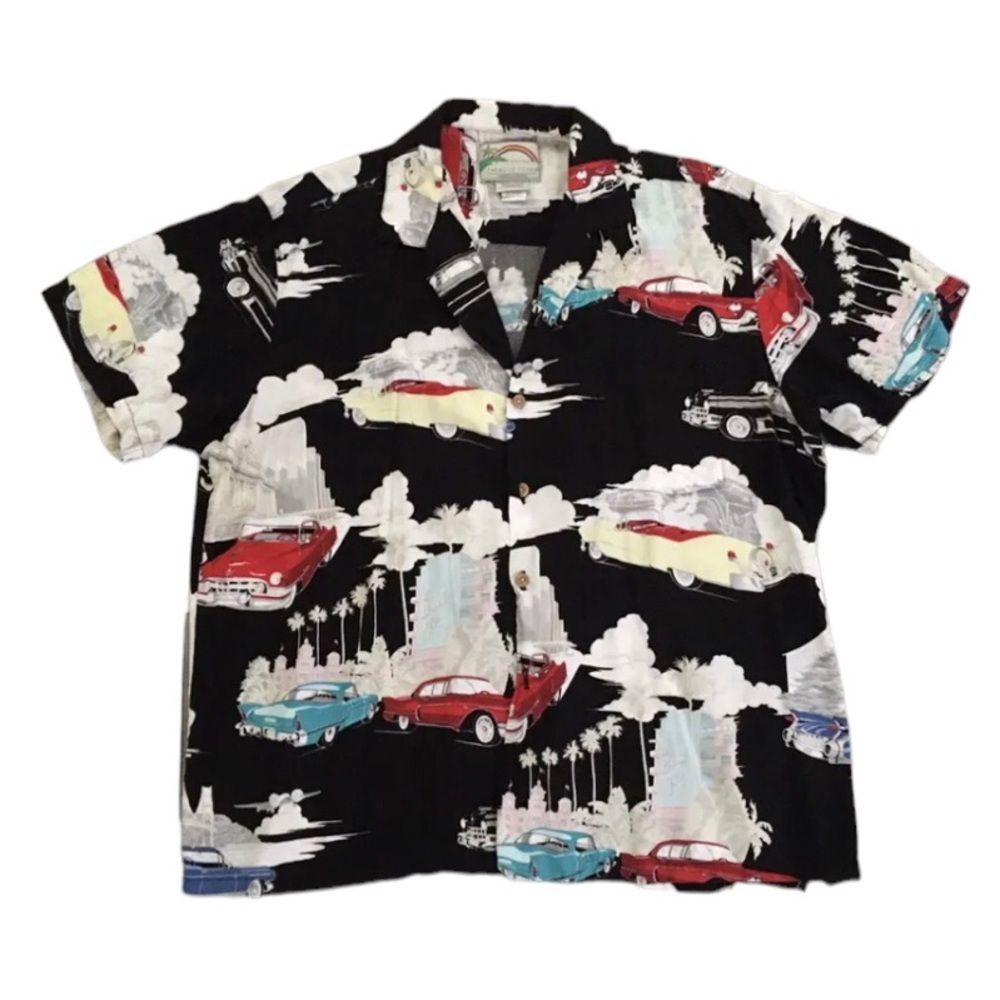 Paradise Found Hawaii Shirt GM 50’s Hot Rod